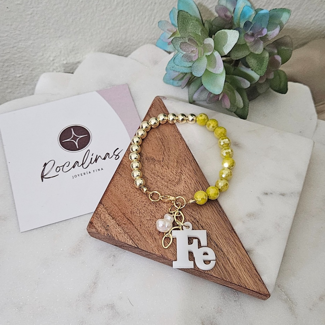 Pulsera FE Amarillo