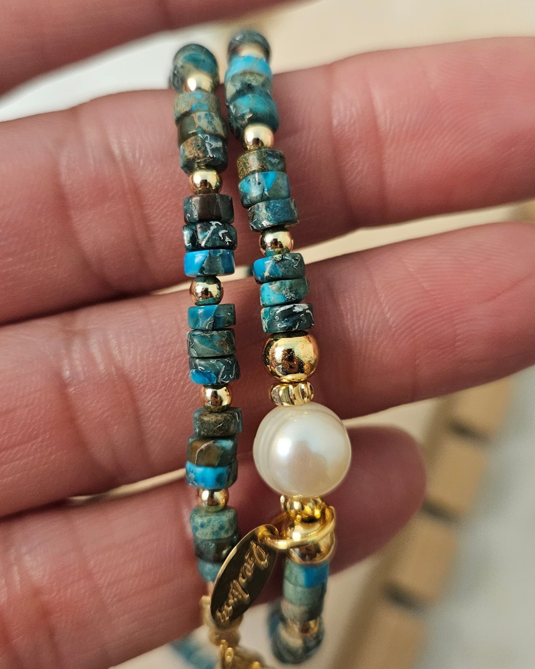 Collar y Pulsera Cornelia Azul