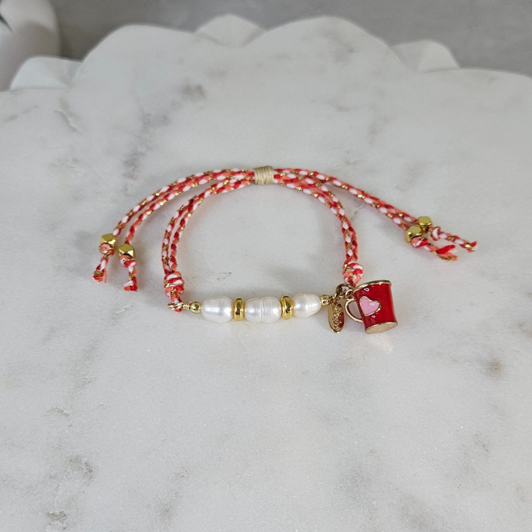 Pulsera Taza Roja