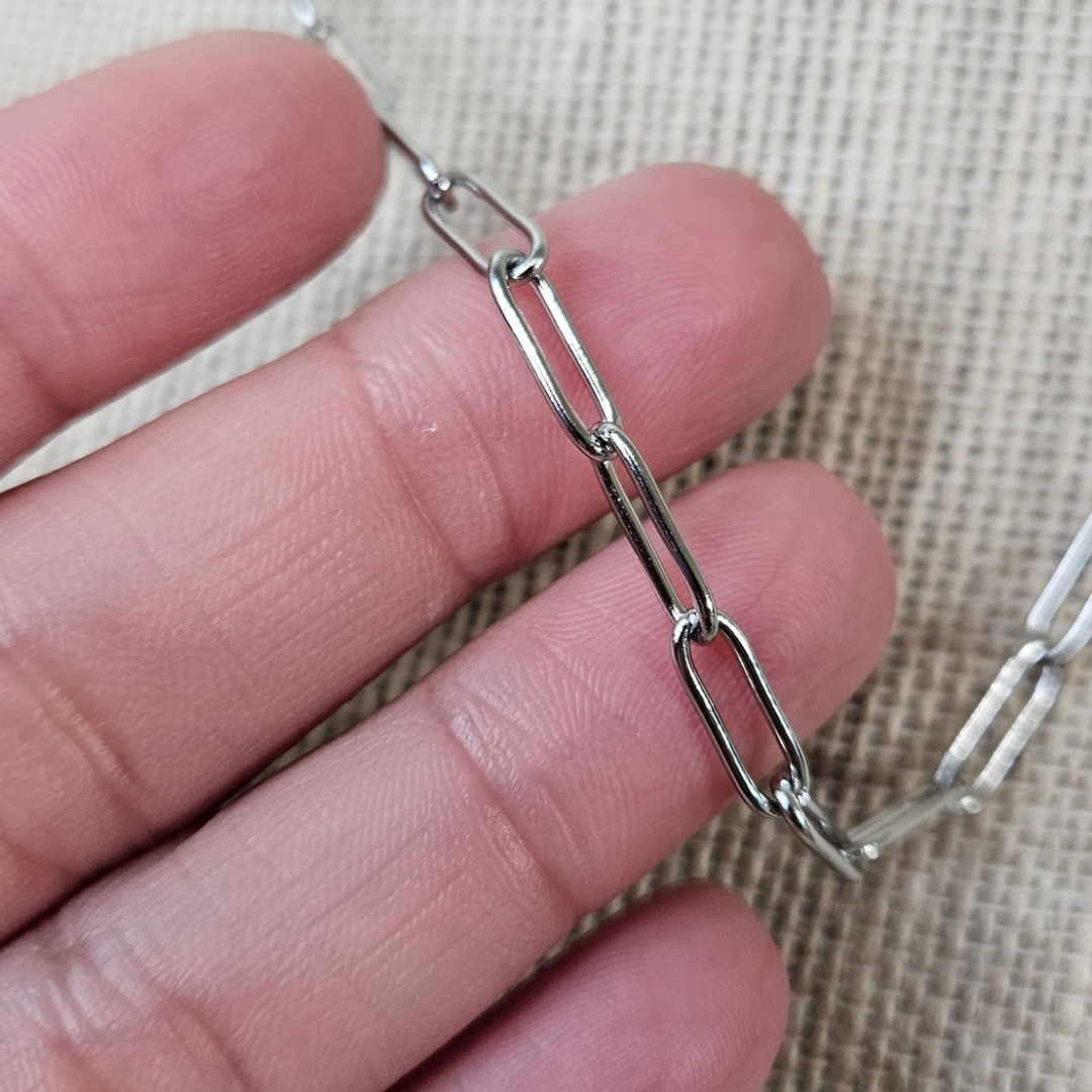 Cadena PaperClip Plata