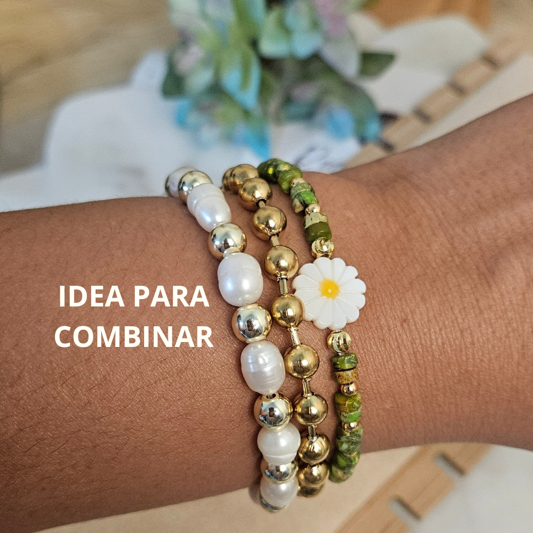 Collar y Pulsera Cornelia Verde