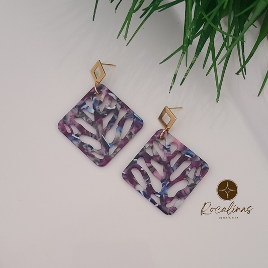 Aretes Violeta